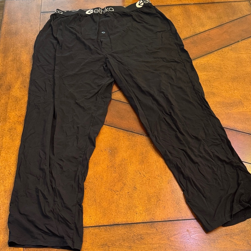 Ethika Black Relaxed Fit Joggers